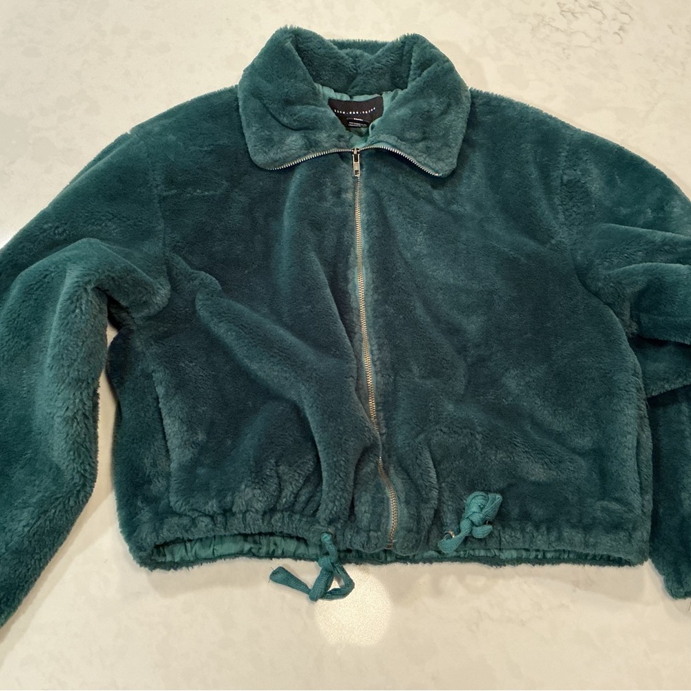 Emerald Green Teddy Jacket